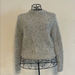 Babaton Gray Wool Sweater
